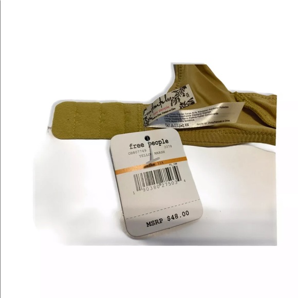 Intimately Free People FP 32A Yellow Marsh Bra - Picture 7 of 8